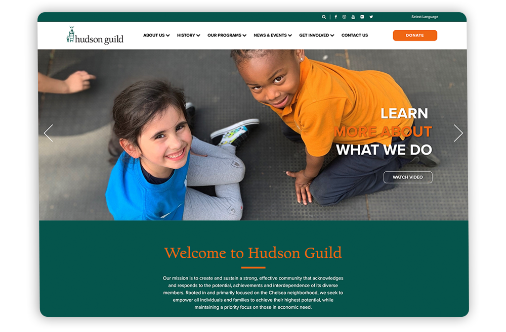 top-ngo-website-hudson-guild