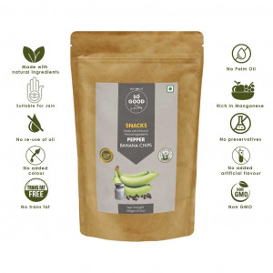 So Good Natural Pepper Banana Chips 100gm