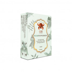 GIR Neem Peppermint Herbal Soap 80g