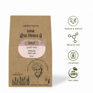 Sidha Kisan Se Natural Himalayan Pink Salt 300gm