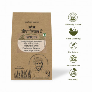 Sidha Kisan Se Natural Cumin Coriander Powder (jira - Dhaniya) 500gm