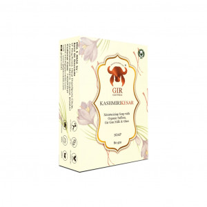 GIR Kashmiri Kesar and Milk Herbal Soap 80g