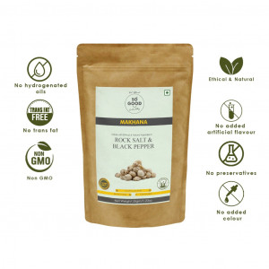 So Good Natural Makhana Rock Salt & Pepper 35gm