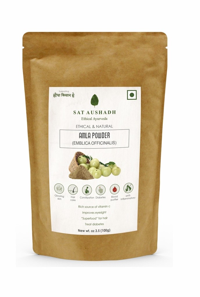 Sat Aushadh Natural Amla Powder 100gm