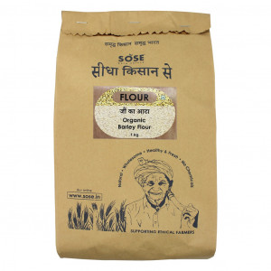 Sidha Kisan Se Organic Barley Flour (Jau) 1Kg