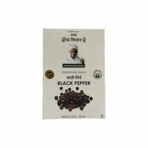 Sidha Kisan Se Organic Black Pepper Whole (Kali Mirch) 100gm