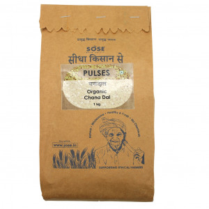 Sidha Kisan Se Organic Chana Dal 1kg