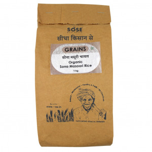 Sidha Kisan Se Organic Sona Masoori Rice 1kg