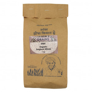 Sidha Kisan Se Organic Sorghum Whole (Jwar) 1kg