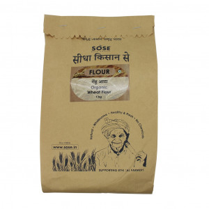 Sidha Kisan Se Organic Wheat Flour 1kg