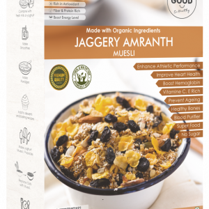 SO GOOD Organic Jaggery Amaranth Muesli 250gm
