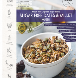 SO GOOD Sugar Free Dates & Millet Muesli 250gm