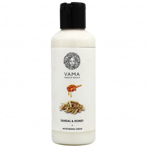 VAMA Moisturize Cream Sandal Honey 210ml