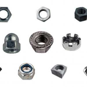 Hex Nut, Cassle Nut, Doom Nut, Nylock Nut, Wing Nut, Lock Nut, Slotted Nut, Heavy Hex Nuts